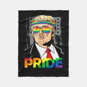 Trump LGBT Gay Pride Maand Lesbische Biual Transge Fleece Deken