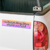 tRUMP: Liar, Liar, Pants on FIRE Bumpersticker (Op Truck)