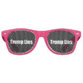 Trump liegt retro zonnebril (Voorkant)