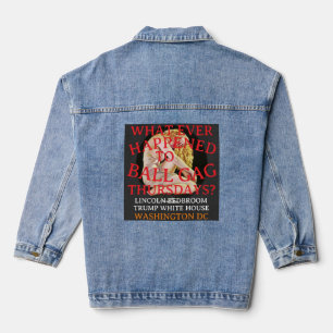 TRUMP LINCOLN SLAAPKAMER Ball Gag Donderdagen Denim Jacket