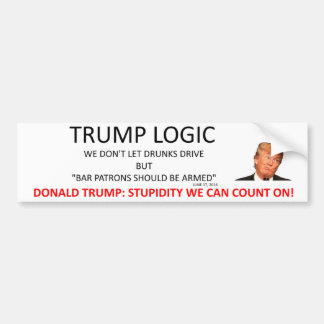 Trump Logic Bumpersticker