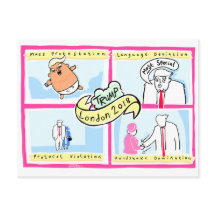 Trump London: Officiële Laurie Pink Souvenir Card