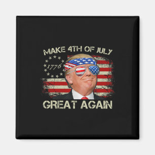 Trump Maak 4 juli weer groot 47e president Magneet