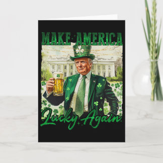 Trump Maakt Amerika Gelukkig Weer St. Patrick's Da Kaart