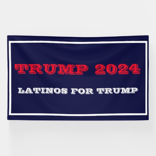 Trump maakt Amerika weer groot Vlag Spandoek (Horizontaal)