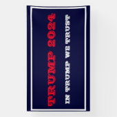 Trump maakt Amerika weer groot Vlag Spandoek (Verticaal)