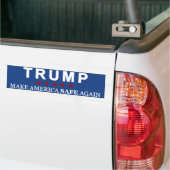 Trump maakt Amerika weer veilig Bumpersticker (Op Truck)