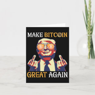 Trump maakt Bitcoin weer geweldig Kaart