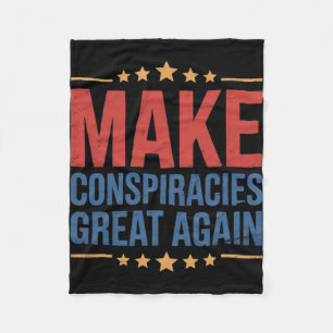 Trump maakt complotten weer geweldig 4 fleece deken