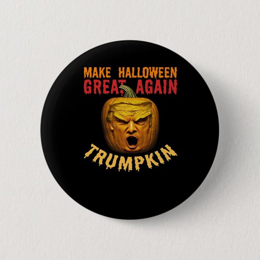 Trump maakt Halloween weer geweldig - Funny Donald Ronde Button 5,7 Cm (Voorkant)