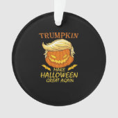 Trump maakt Halloween weer geweldig - Retro Pumpki Ornament (voorkant)