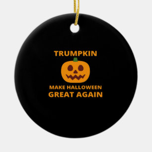 Trump maakt Halloween weer geweldig, Trump Hall Keramisch Ornament