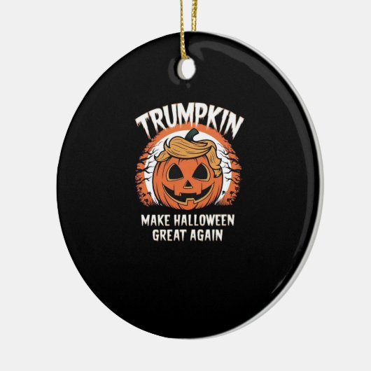 Trump maakt Halloween weer leuk Keramisch Ornament (Links)