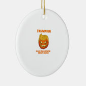Trump maakt Halloween weer leuk Keramisch Ornament (Rechts)