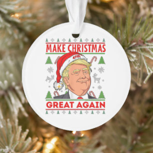 Trump maakt kerst weer geweldig, Donald Trump Ornament