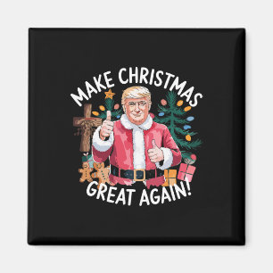 Trump maakt kerst weer geweldig, kerst weer grappi magneet