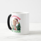 Trump maakt kerst weer geweldig magische mok (Voorkant links)