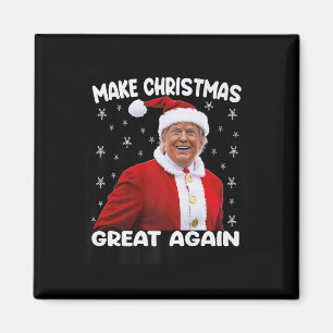 Trump maakt kerst weer geweldig Santa Trump 1 Magneet