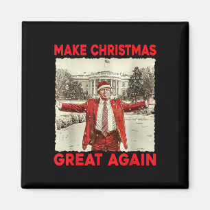 Trump maakt kerst weer geweldig Trump Kerstman Magneet