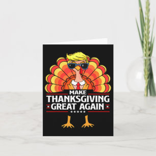 Trump maakt Thanksgiving weer groot Grappig Turkij Kaart
