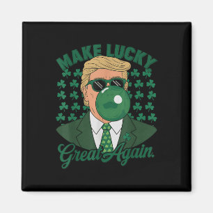 Trump maakt weer gelukkige St. Patrick's Day Magneet
