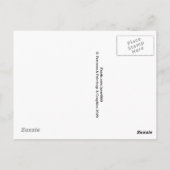 Trump maakte Coronavirus een Crisis White Text Briefkaart (Achterkant)