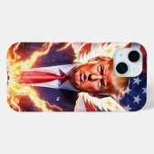 Trump MAGA 2024 Amérique premier iPhone / coque ip (Verso (horizontal))