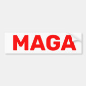 Trump Maga 2024 Bumpersticker (Voorkant)