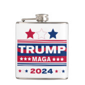TRUMP~MAGA~2024 HEUPFLES (Voorkant)
