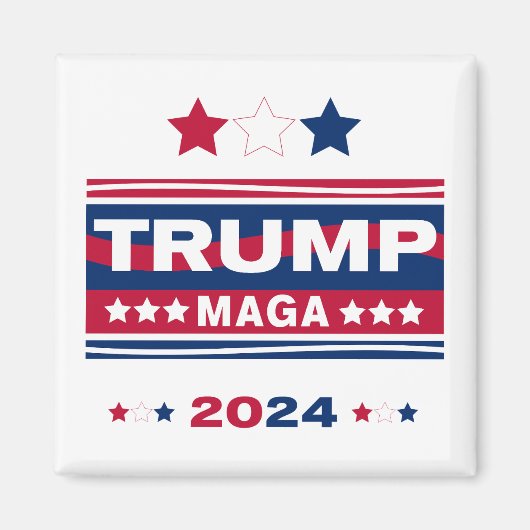 TRUMP~MAGA~2024 MAGNEET (Voorkant)