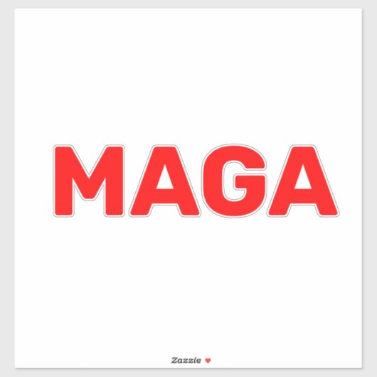 Trump Maga 2024 Sticker (Vel)