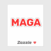 Trump Maga 2024 Sticker (Vel)