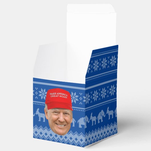 TRUMP MAGA Kerstmis Bedankdoosjes (Geopend)