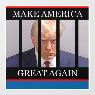 Trump MAGA venster vastklampen Raamsticker