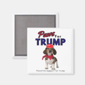 Trump Magnet - Soutenez Trump 2024 (Recto/Verso)