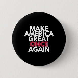 Trump Make America Great Again 2024 Maga T-shirt Ronde Button 5,7 Cm