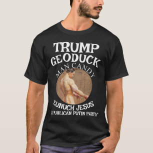 Trump Man Snoepjes Jezus Republikeinse Plasfeest T-shirt