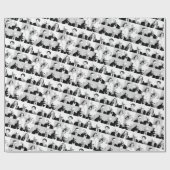 Trump medegedaagde mugshots cadeaupapier (Vlak)