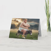 Trump Medusa Greeting Card Kaart (Achterkant)