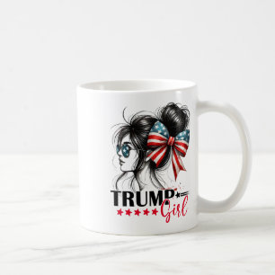 Trump Meisje Wanordelijke Knot Zonnebril Trump 202 Koffiemok