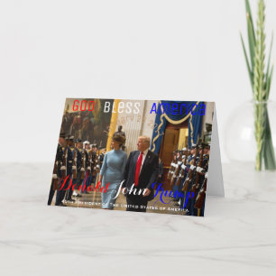 Trump & Melania Joint Armed Forces Honor Guard Kaart