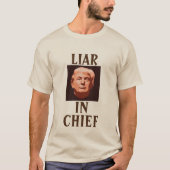Trump MENACE EN CHEF T-shirt (Devant)