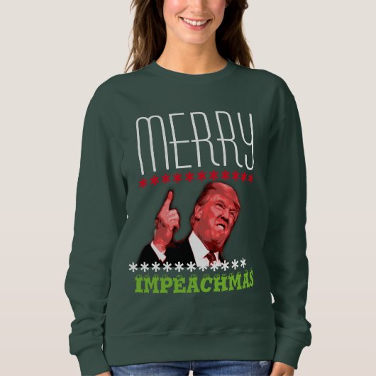 Trump Merry Impeachmas Sweat (Devant)