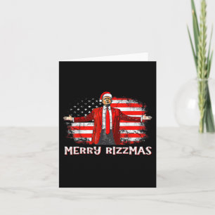 Trump Merry Rizzmas Grappige Trump Dance Chr Kaart