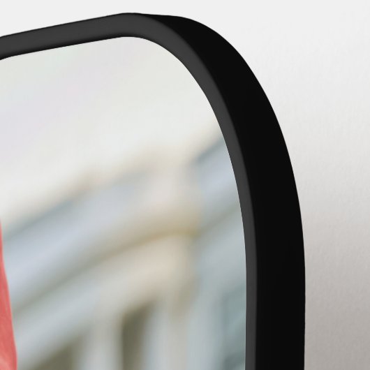 Trump met het rode MAGA-Pet Pickleball Paddle (Links Detail)