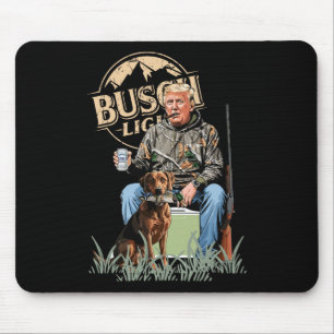 Trump met hond eend watervogels jagen camo preside muismat