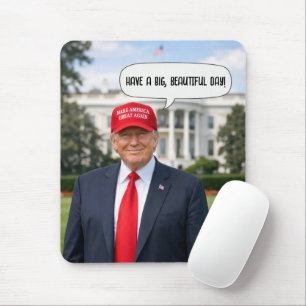 Trump met spraakballon muismat