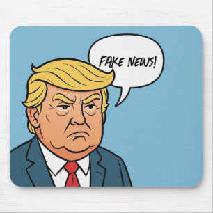Trump met zijn speech bubble muismat