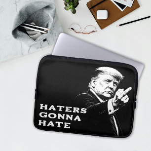 Trump Middenvinger 2026 Meme Grappig Laptop Sleeve