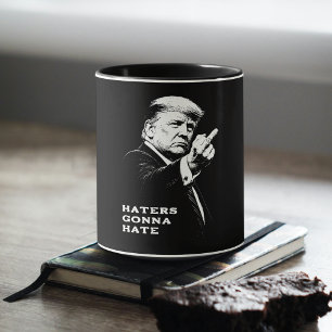 Trump Middenvinger 2026 Meme Grappig Mok